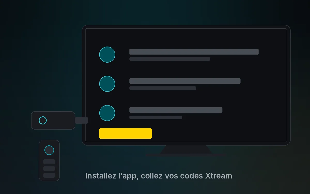 Installer XCIPTV sur Fire TV Stick et Smart TV : étapes et saisie des codes Xtream